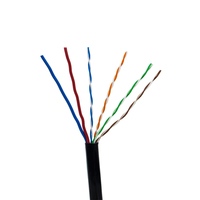 Personnalisable extérieur utp CCA 25awg cat5e 4 paires avec 2 câble d'alimentation câble de caméra ip câble d'alimentation