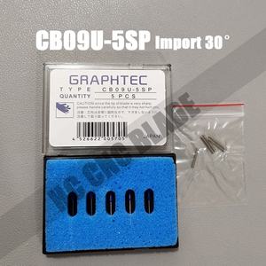 Graphtec CB15U & CB09U 30 45 lames de coupe à <span class=keywords><strong>60</strong></span> degrés pour traceur de coupe de vinyle <span class=keywords><strong>FC8600</strong></span> FC8000 CE6000 CE3000 - Product Image 3