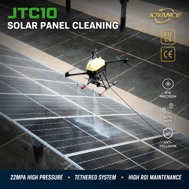 Advanced Cleaning Drone RTK Precise Positioning High Flow Supply System Professional High Rise Building Exterior Wash Service