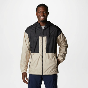 <b>Men's</b> Custom Logo Design Coated <b>Thin</b> Hooded Windbreaker <b>Jacket</b> Long Waterproof Street Wear for Outdoor Sports - Product Image 1