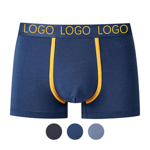 Fabricant Boxers taille moyenne confortables, respirants pour la peau, en coton à élasticité élastique pour hommes, sous-vêtements courts pour hommes - Product Image 5