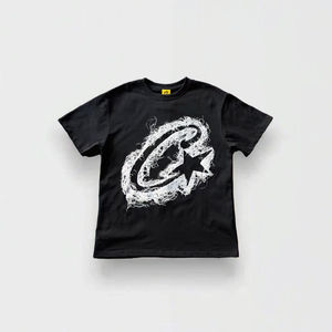 T-shirt Alcatraz à manches courtes pour homme et femme, style streetwear, haut d'été coupe ample, tissu jersey 220g, 100% coton numérique - Product Image 3