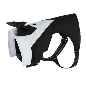 Vestiti per cani alla moda abito papillon Costume camicia da sposa smoking con papillon nero cane principe vestiti animali - Product Image 3