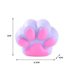Wholesale Glow in the Dark Colorful Color Cat Paws Squishy Mochi <b>Toy</b> Kawaii Squeeze Soft Cat Paw Promotional <b>Toys</b> - Product Image 2