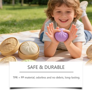 Peluche antiestrés de simulación de descompresión con expresiones de personajes, de gran tamaño, con diseño de panecillo, de rebote lento <span class=keywords><strong>y</strong></span> colores vibrantes - Product Image 3