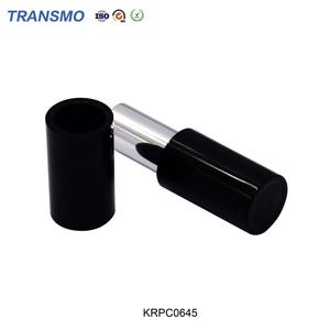 Tubos de Brillo Labial de Plástico Negro Esmerilado de 3 ml con Tapa de Rosca para Aplicación de Bálsamo Labial, Lápiz Labial y Rubor - Product Image 4