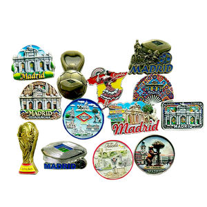 Aimants de réfrigérateur en alliage de paysage d'<span class=keywords><strong>Espagne</strong></span> personnalisés Aimant de réfrigérateur en forme d'éventail de villes personnalisées - Product Image 6