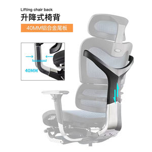 Ghế lưới điều chỉnh chất lượng cao, ghế văn phòng lưng cao kiểu dáng công thái học, bán buôn - Product Image 2