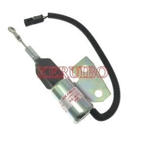 Suku Cadang <span class=keywords><strong>Excavator</strong></span> Katup <span class=keywords><strong>Solenoid</strong></span> Pematian Bahan Bakar Mesin Diesel D6ac 3991167 12V 3991168 24V untuk Hyundai <span class=keywords><strong>Liugong</strong></span> - Product Image 2