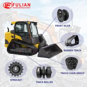 Compact Track Loader Undercarriage Parts Track Roller Front Idler Rear Idler Drive Sprocket Rubber Track FOR Volvo MCT Series