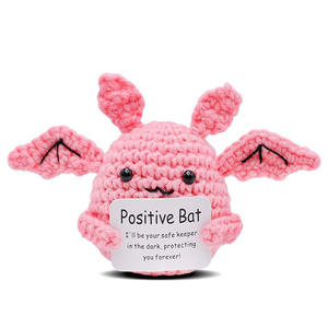 カスタマイズされた色手作りかわいいバットビー人形感情的なインスピレーションを与えたポジティブカード男性用ハロウィーンギフト女性 - Product Image 6