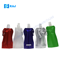 Liquides personnalisés emballage de voyage portable capuchon à rabat buse debout sacs à presser pour aliments pochette à bec cosmétique 30ml 50ml 100ml