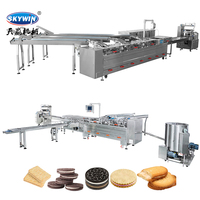 Machine à fabriquer des biscuits sandwich Skywin et machine d'emballage en forme de coussin 530S