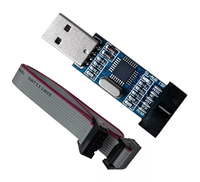 Programador QXT USB AVR ISP para ATMEGA8/16/32/128 com Processamento Embutido e Proteção de Auto-Recover
