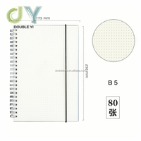 Benutzer definierte High-End verdickte A5/B5/A6 transparente PP Klassifizierung Spule Buch Notizbuch