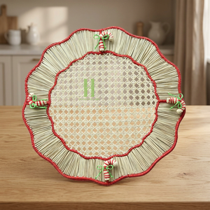 Set de table en corde de papier de haute qualité, tailles personnalisables, variété de couleurs, pour la décoration de table de salle à manger, Noël, OEM du Vietnam, vente en gros - Product Image 1