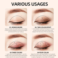 Palette de fards à paupières 16 couleurs, texture mate et nacrée, longue tenue, fard à paupières scintillant, maquillage personnalisable, logo personnalisé, cosmétiques OEM