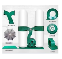 Machine à palettes en bois industrielle compacte et neuve, hautement recommandée, avec moteur de 5,5 kW et garantie de 2 ans pour collecteur de poussière