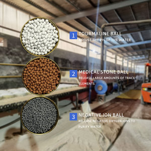 كرات سيراميك غير سامة لتزيين حظائر الحيوانات الأليفة وفرشتها، كرات سيراميك كبيرة 20 مم لمشاريع تنسيق الحدائق التجارية - Product Image 6