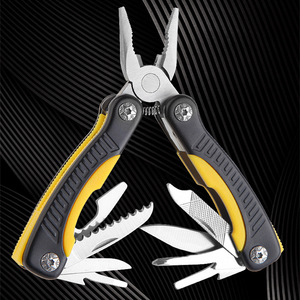 Alicates Multiherramienta Plegables con Cuchillo de Acero, Equipo de Supervivencia Táctica Portátil para Caza y Camping, Alicates Combinados, Herramienta para Exteriores - Product Image 1