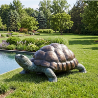 Grande sculpture de tortue en bronze pour l'extérieur, à vendre