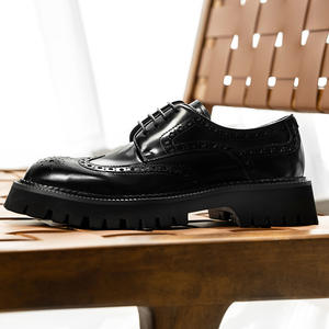 Zapatos Oxford de Cuero Genuino para Hombre, de Alta Gama, Personalizados, Formales, para Negocios, Bodas, Oficina, Transpirables, Impermeables, Antideslizantes - Product Image 4