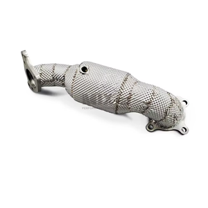 Convertidor de Tubo de Escape con Protección Térmica de Acero Inoxidable para Maserati <span class=keywords><strong>Levante</strong></span> 2.0T <span class=keywords><strong>2023</strong></span>, Kit de Rendimiento de Carreras Modificado de Alto Flujo - Product Image 4
