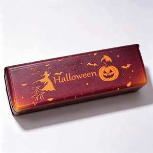 Boîte cadeau d'Halloween pour bonbons, avec motifs citrouille, sorcière et chauve-souris, en papier, pour chocolats et friandises de fête, vente en gros, faible MOQ - Product Image 4