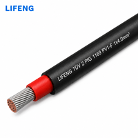 Cable Solar Fotovoltaico Resistente a la Intemperie de 1500V, Núcleo de Cobre Estañado de 2.5mm para Sistema Fotovoltaico PV1-F XLPO IP65