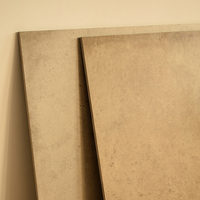 Carreaux de porcelaine marron mat au design moderne, finition imitation pierre, 600x600mm, antidérapants, résistants à l'usure, adaptés aux chambres et aux parcs