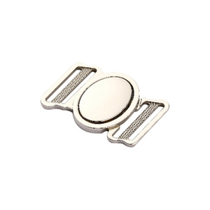 Hebilla de Liberación Lateral de Metal Jiuyuan, Aleación de Zinc Plateada, Accesorios Duraderos para Bolsos - Product Image 2