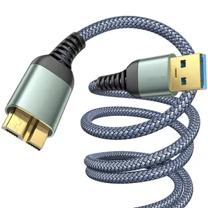 2024 Fast transmission USB to micro B 10x durable stable data transfer usb 3.0 for computer 1m 1.5m 2m oem odm