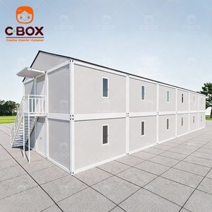 บ้านคอนเทนเนอร์เคลื่อนที่แบบถอดประกอบได้ Cbox ขนาด 20 ฟุต 40 ฟุต สำหรับใช้เป็นวิลล่า โรงแรม สำนักงาน บ้านสำเร็จรูป ห้องน้ำ โรงพยาบาล สำนักงาน - Product Image 3