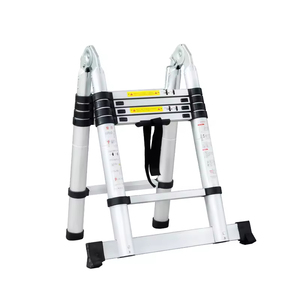 Nueva <span class=keywords><strong>Escalera</strong></span> Ajustable de Aluminio Resistente y Ligera para Proyectos de Bricolaje y Reparaciones del Hogar - Product Image 2