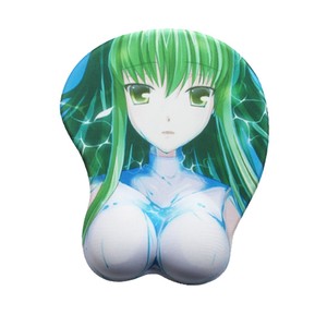 Mouse Pad Ergonômico de Silicone 3D Personalizado com Apoio de Pulso, Tema Anime Feminino (Oppai/Seios), Em Estoque - Product Image 5