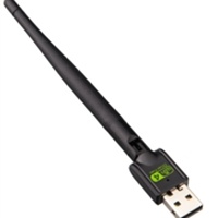 Adaptor WiFi USB JX RTL8821CU dengan Peningkatan Sinyal 2.4GHz hingga 300Mbps, Kartu Jaringan Buatan Tangan dari Paduan Seng