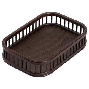 <b>Bamboo</b> Tea Storage <b>Basket</b> Rectangle Vintage Style With Handle For Tea Ceremony Accessories - Product Image 5