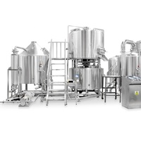 Machine de brassage de bière de qualité HG Brand 500L avec garantie de 6 ans et tension AC380/220V