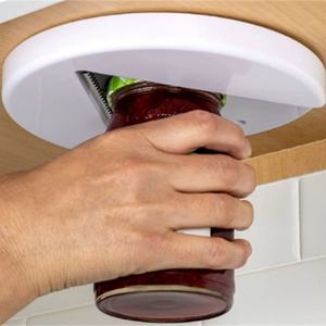 Abrebotellas para la parte inferior del gabinete de cocina, abridor de latas de acero inoxidable para la parte inferior de la mesa - Product Image 3