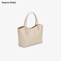 Sac fourre-tout de loisirs élégant pour femmes en cuir véritable Durable Simple Weekender Casual Life Sacs à main