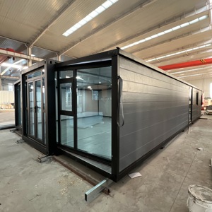 Maison pliante à double extension, installation rapide, maison préfabriquée en conteneur avec <span class=keywords><strong>grand</strong></span> <span class=keywords><strong>espace</strong></span> pour bureau et habitation - Vente flash - Product Image 2