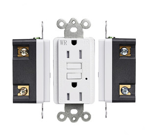 ETL A Énuméré 15A GFCI TR Prise avec Mise À La Terre Neutre électrique prise de courant alternatif 220V sortie - Product Image 2