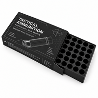 Boîtes en carton personnalisées pour l'emballage des munitions avec logo imprimé pour le stockage des cartouches et la présentation en magasin