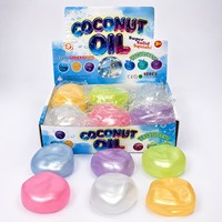 Nouveauté : Jouet anti-stress souple en forme de boule d'huile de coco, texture glacée, fait main