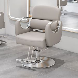 Fauteuils de Salon de Luxe en Cuir Rotatifs et Durables avec Pompe Hydraulique et Rotation à 360 Degrés pour Barbiers - Vente en Gros - Product Image 2