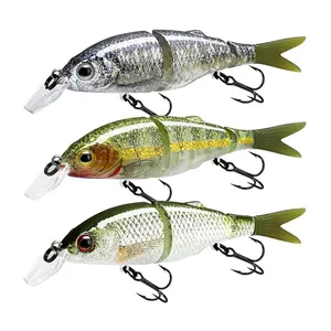  TRUSCEND Fishing Lures for Bass Trout Multi Jointed