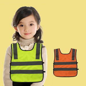 مبيعات المصنع مباشرة-سترات سلامة للأطفال قابلة للتخصيص وصدريات عاكسة مرحبا فيس - Product Image 1