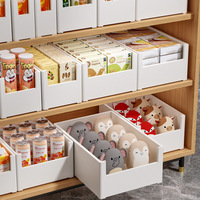 Boîte de rangement en plastique PP armoire de bureau à Angle droit en aluminium pour collations articles divers dortoir organiser fournitures de cuisine évier tiroir