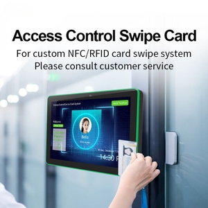 Montaje en pared Pantalla táctil de 10,1 pulgadas Opcional NFC <span class=keywords><strong>Android</strong></span> 11 Barra de luz LED circundante Sistema de reserva Pantalla Sala de reuniones Tablet - Product Image 5