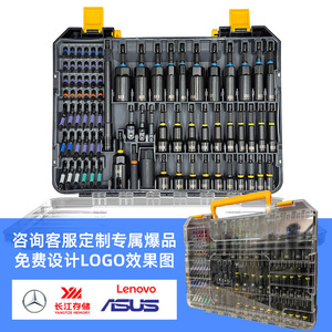 ชุดบล็อกขันกระแทก 80 ชิ้น ขนาด 1/4 นิ้ว ผลิตจากเหล็กโครเมียมวาเนเดียม พร้อมกล่องเครื่องมือแม่เหล็กแบบพกพา - Product Image 1